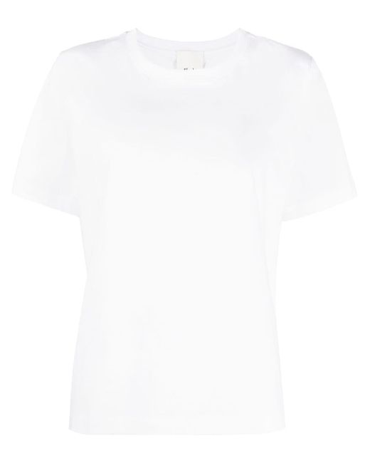 Allude round-neck short-sleeve T-shirt