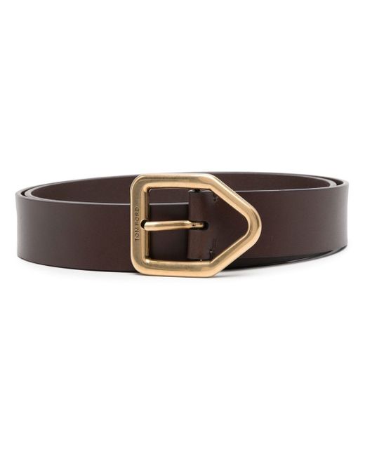 Tom Ford logo-engraved buckle belt