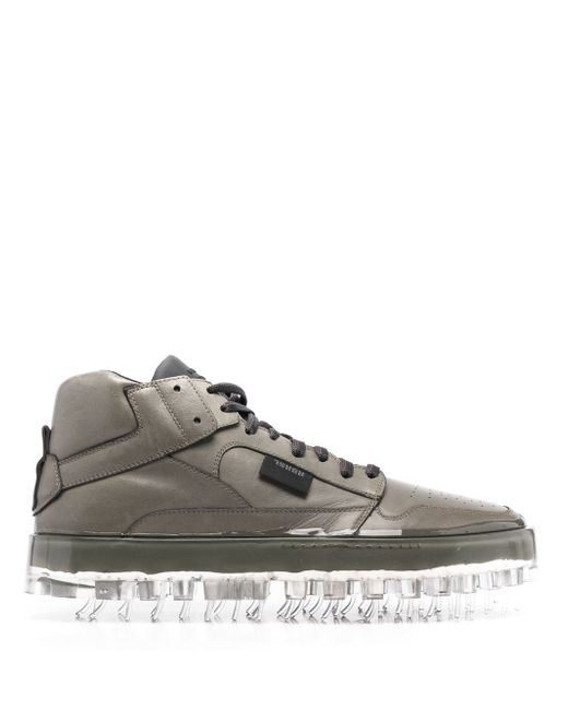 Rbrsl Rubber Soul transparent-sole mid-top sneakers