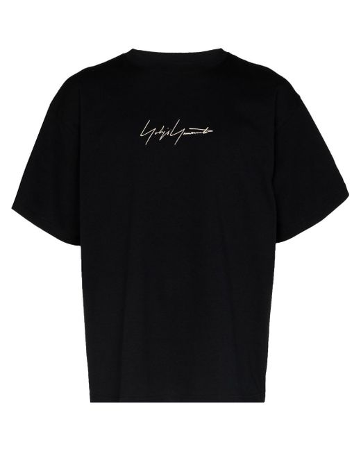 Yohji Yamamoto logo-print short-sleeved T-shirt