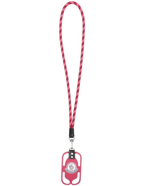 Moncler logo phone holder necklace