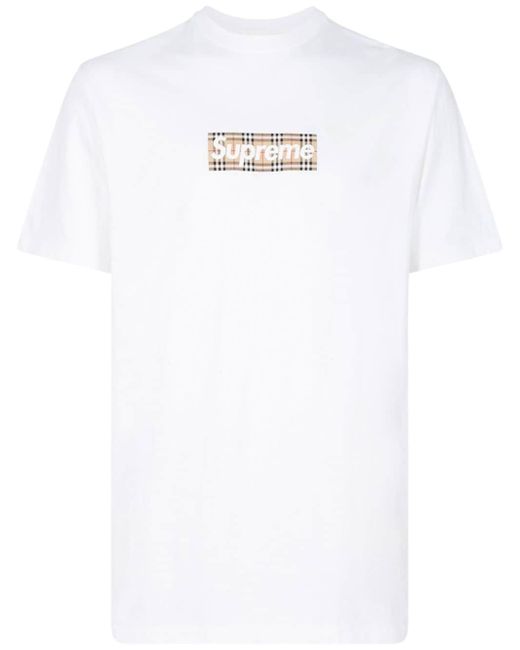 Supreme x Burberry box-logo T-shirt SS 22