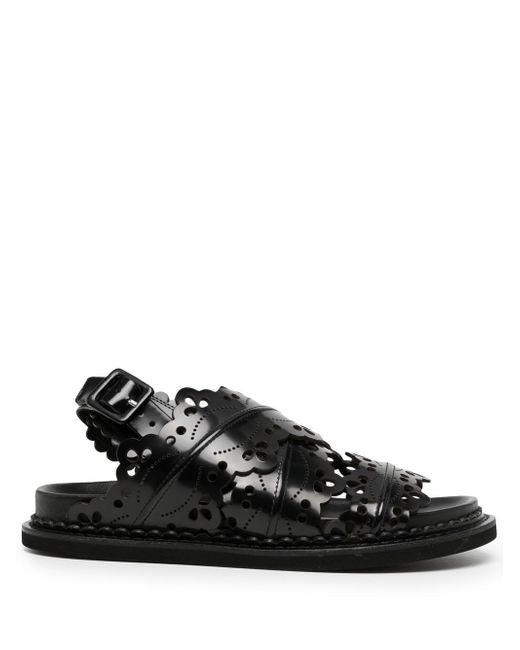 Simone Rocha cut-out strappy leather sandals