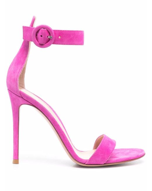 Gianvito Rossi ankle buckle heeled sandals