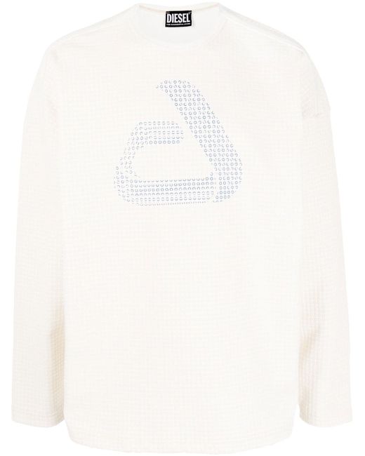 Diesel graphic-print cotton sweatshirt
