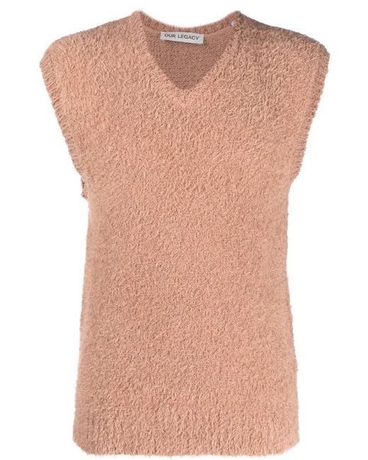 Our Legacy textured-knit vest