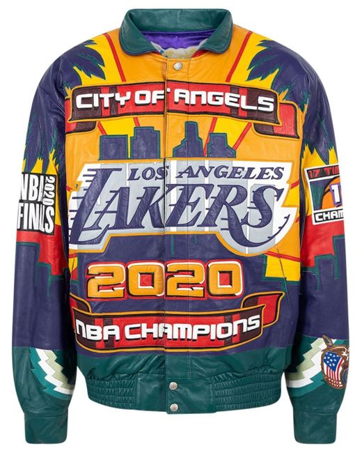 Jeff Hamilton x Lakers 2020 bomber jacket