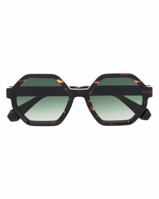Gigi Studios oversized-frame tortoiseshell sunglasses