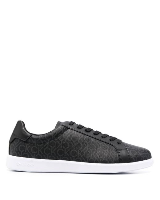 Calvin Klein low-top leather trainers