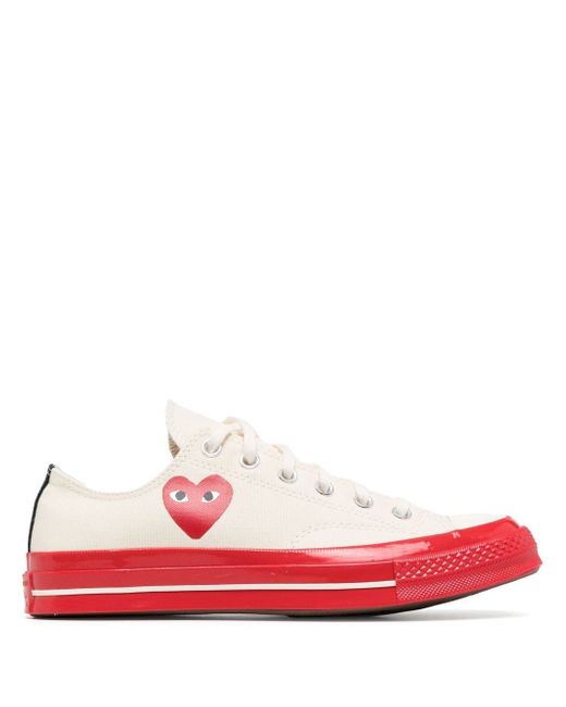 Comme Des Garçons Play X Converse heart detail low-top sneakers