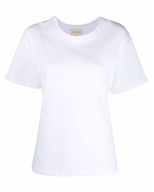 Loulou Studio drop-shoulder cotton T-shirt