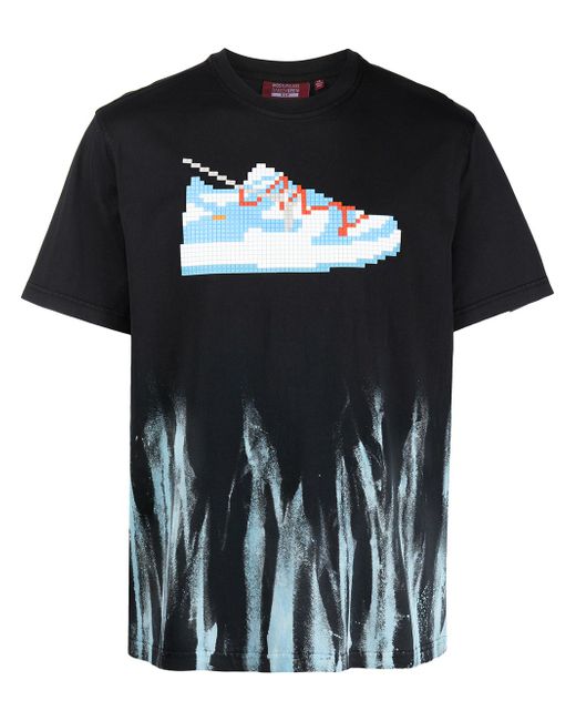 Mostly Heard Rarely Seen drip-dye sneaker-print T-shirt