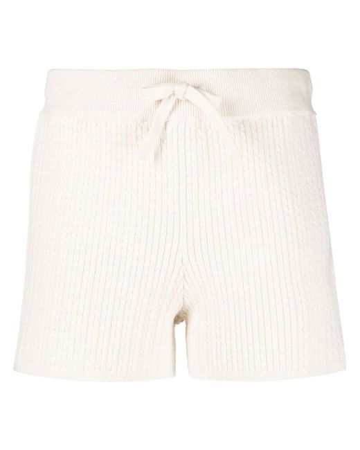 Lauren Ralph Lauren cable-knit drawstring shorts