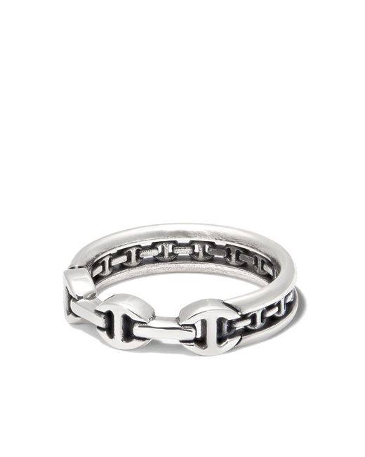 Hoorsenbuhs sterling chain-link ring