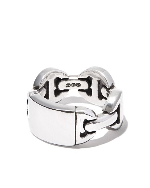 Hoorsenbuhs chain-link chunky ring