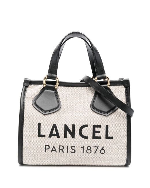Lancel logo-print tote bag