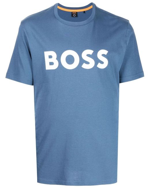 Boss logo crew-neck T-shirt