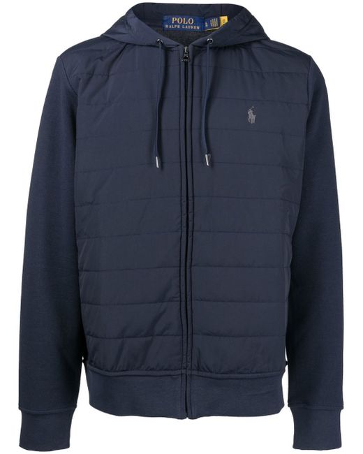 Polo Ralph Lauren panelled hooded jacket