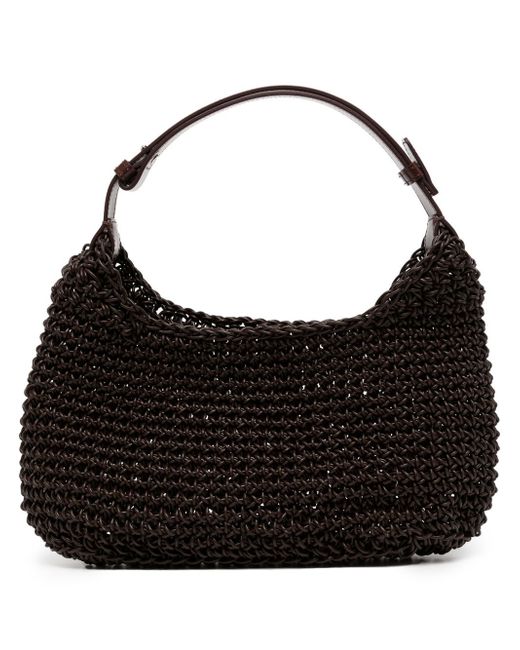 Low Classic interwoven leather clutch bag