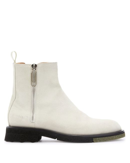 Off-White Sponge ankle boots