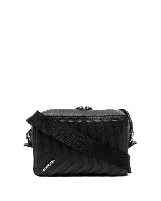 Balenciaga leather car camera bag