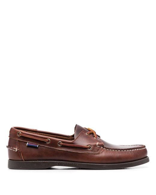 Sebago lace-up detail loafers