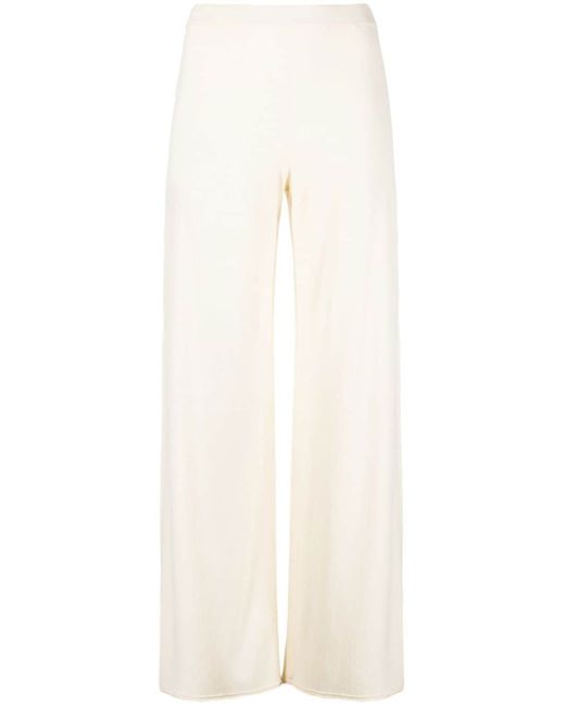 Roberto Collina straight-leg knitted trousers