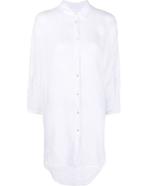120 Lino long sleeve shirt