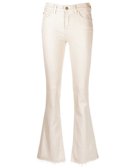 7 For All Mankind flared slim-cut jeans