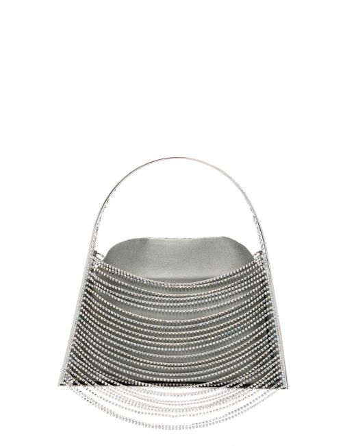 Benedetta Bruzziches crystal-embellished tote bag