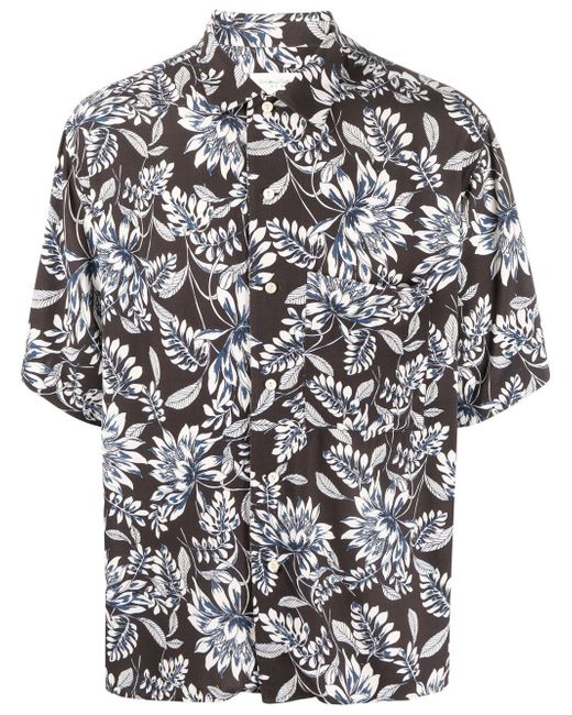 Tintoria Mattei floral-print short-sleeved shirt