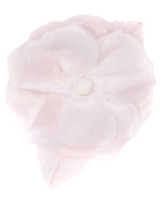 Parlor floral-detail scrunchie