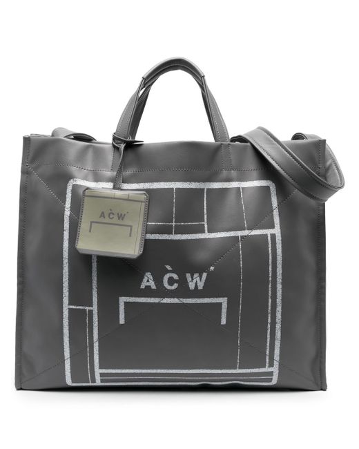 A-Cold-Wall logo-print detail tote bag