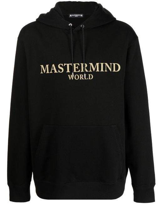 Mastermind World logo-print drawstring hoodie