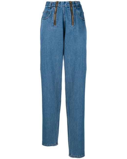 GmBH zipped straight-leg jeans