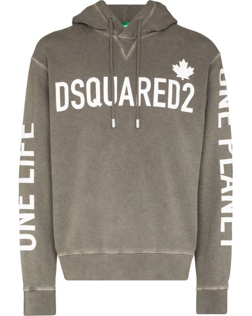 Dsquared2 One Life rib-trimmed hoodie