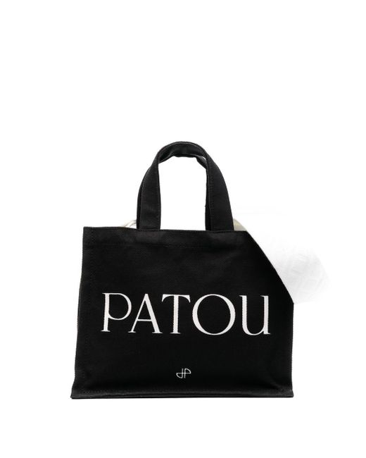 Patou logo-print small tote bag