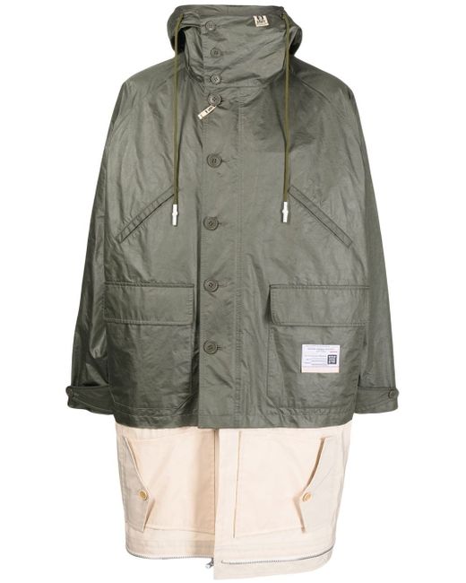 Maison Mihara Yasuhiro layered hooded coat