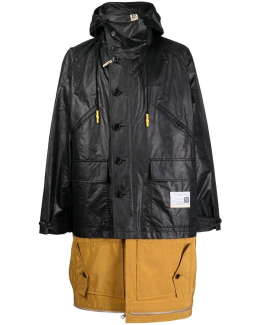 Maison Mihara Yasuhiro layered hooded coat