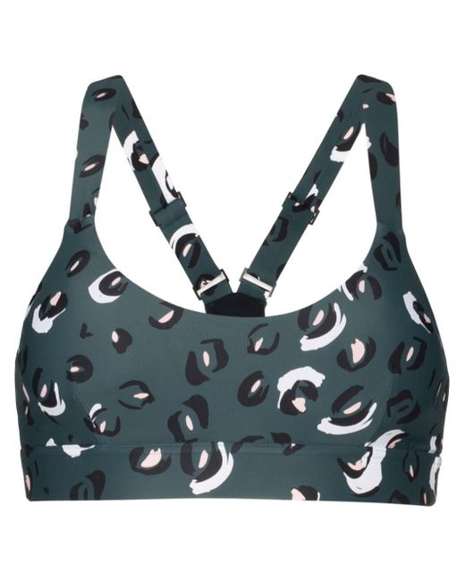 The Upside leopard-print sports bra