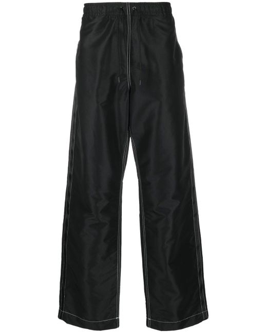 Our Legacy drawstring-waist wide leg trousers