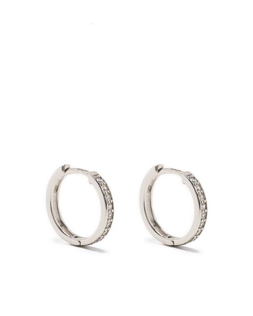 Darkai crystal-embellished hoop earrings