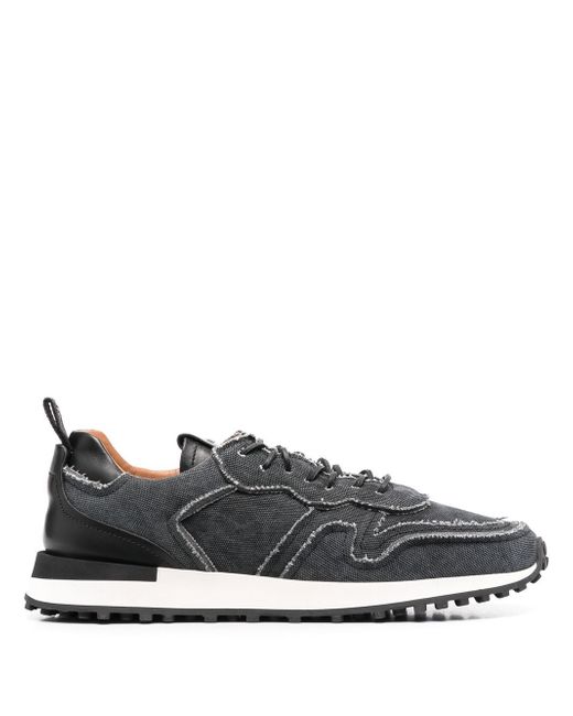 Buttero® panelled low-top trainers