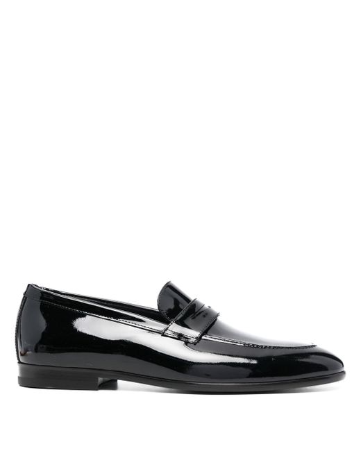 Scarosso Marzio patent leather penny loafers