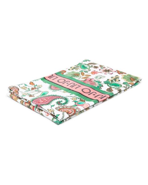 Liu •Jo logo floral-print beach towel
