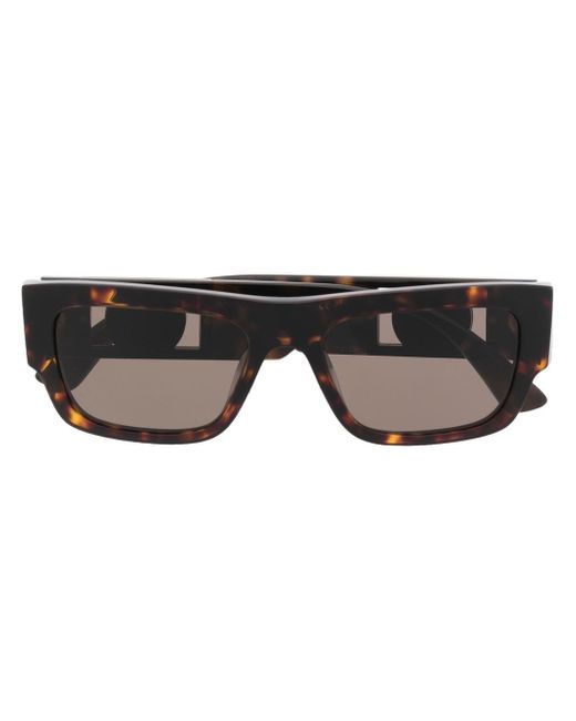 Versace Medusa-plaque tortoiseshell sunglasses