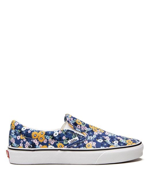 Vans floral-print slip-on sneakers