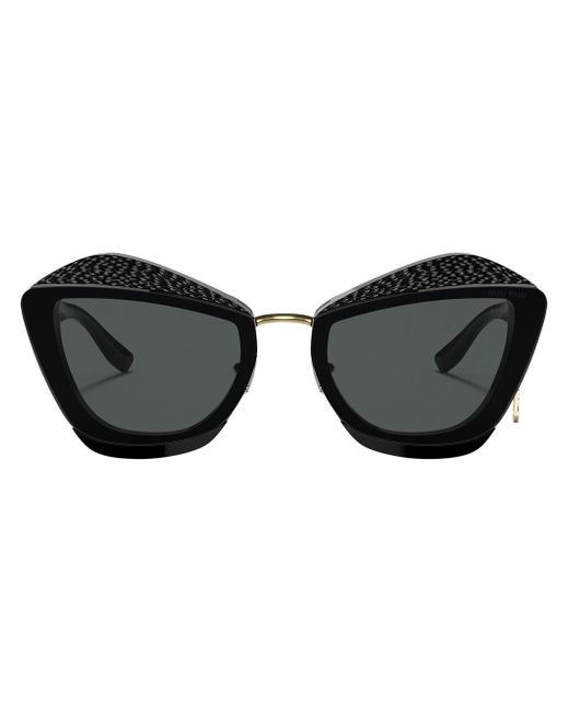 Miu Miu charms butterfly frame sunglasses