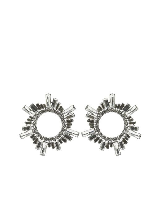 Amina Muaddi Begum crystal-embellished earrings