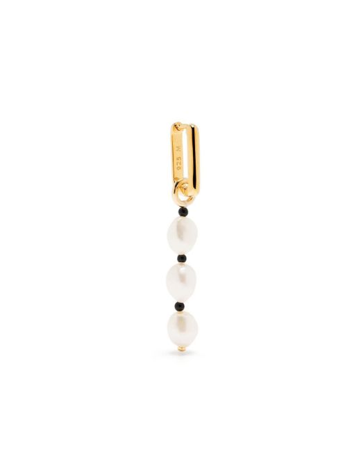 Missoma Baroque pearl drop earring